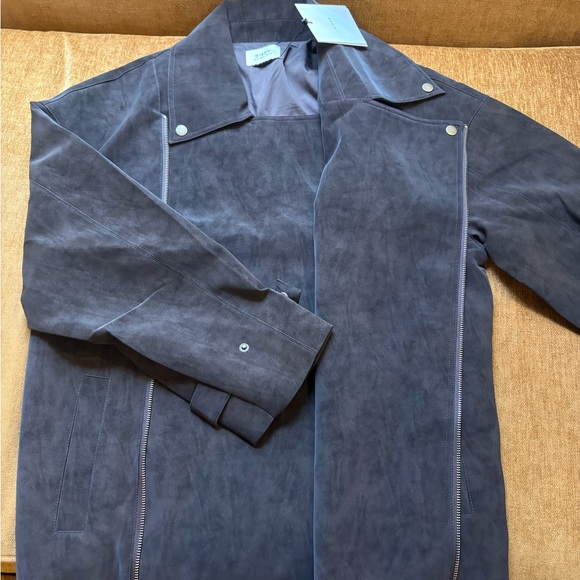 DISSH Oakland Choc Oversized Faux Suede Jacket - Picture 5 of 10